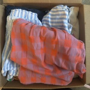 Colorful Checkered and Striped Clothing Bundle